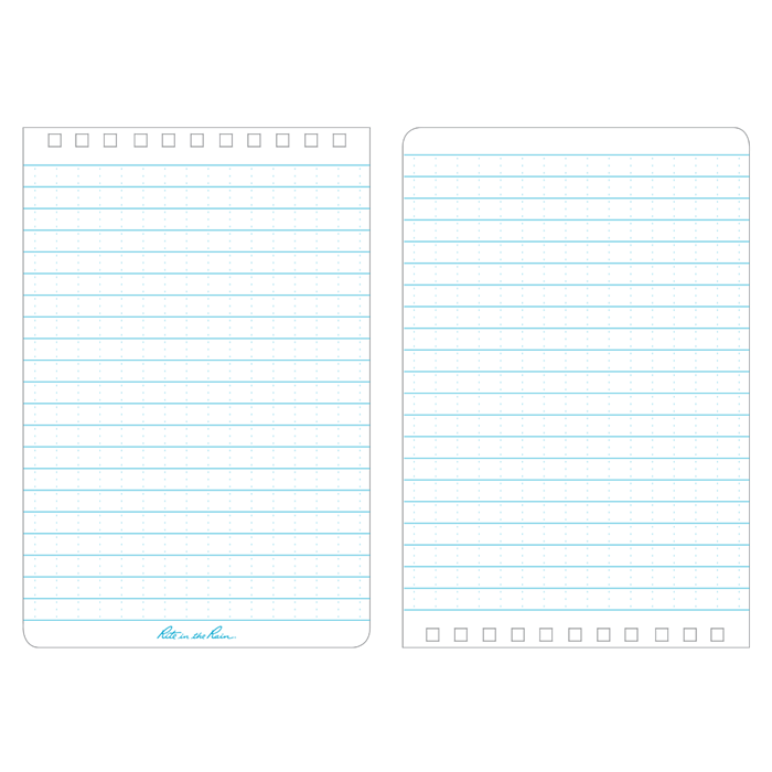 Waterproof Spiral Note Pads (3" x 5")