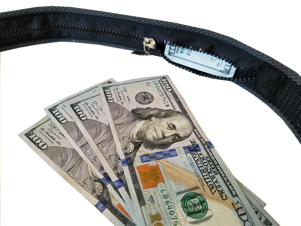 Travel Security Belt- Hidden Money Pouch – Man-Pack®