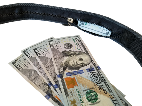 Travel Security Belt- Hidden Money Pouch