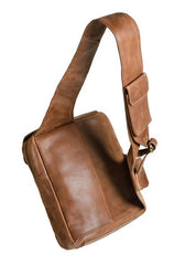 "Platinum" Classic 2.0 Leather Messenger Bag
