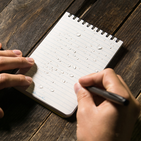 Waterproof Spiral Note Pads (4" x 6")
